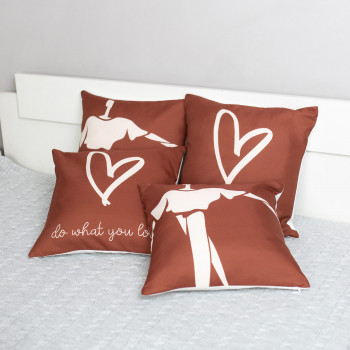  Набор декоративных подушек со съемным чехлом майн+ком 40х40 (см)-2 шт. (RH 24022+RH 24023) SELENA